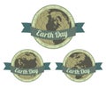 Earth day badget - Save the planet