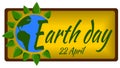 Earth day banner poster