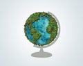 Earth Day visual Concept background. Royalty Free Stock Photo