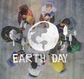 Earth Day Ecology Save Earth Concept Royalty Free Stock Photo