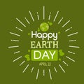 Earth Day Globe Tree Plant Ecological World Protection Royalty Free Stock Photo