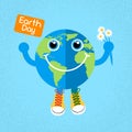 Earth Day Globe Wear Trainers Shoes Sneakers