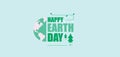 Earth Day Illustration for a Brighter Future Royalty Free Stock Photo