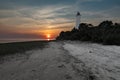 St. Marks Lighthouse Royalty Free Stock Photo