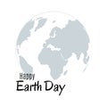 Earth day logo design. World environment day. Ecology concept. Vector Illustration.