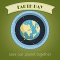 Earth day poster Royalty Free Stock Photo