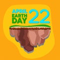Earth day poster Royalty Free Stock Photo