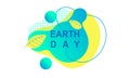 Earth Day posters with green backgrounds