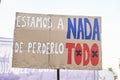 Earth Day protest in Buenos Aires, Argentina. We are about to lose everything