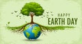 Earth Day: A thriving planet, a hopeful future Royalty Free Stock Photo
