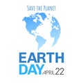 Earth Day background. Earth Day, Ecology and Nature concepts. Royalty Free Stock Photo