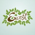 Earth Day vector illustration