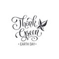 Earth day wording