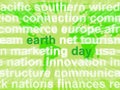 Earth Day Words Showing Environmental Concern And Conservation Royalty Free Stock Photo
