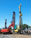 Earth drilling machines in the construction field