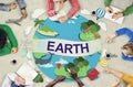 Earth Ecology Environment Conservation Globe Concept