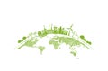 Sustainability development and World environmental concept with Green city and Ecology friendly