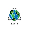 Earth. Earth environment icon. Earth day icon. Earth day vector. Earth day icon sign for logo, web, app, UI