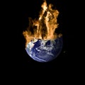 Earth on fire