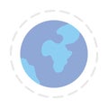 Earth flat inside vector icon which can easily modify or edit