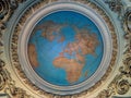 Earth Globe Ceiling Royalty Free Stock Photo