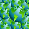 Earth globes Royalty Free Stock Photo