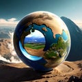 earth going through cycles of creation and destruction