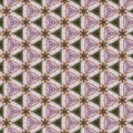 Earth Green Kaleidoscope Paper Pattern Royalty Free Stock Photo