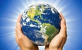 Holding Our World Royalty Free Stock Photo
