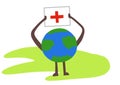 World red cross day symbol