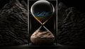 Earth in an Hourglass: A Timeless Artwork, Made with Generative AI