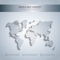 Earth icon. World and Map design. Vector graphic Royalty Free Stock Photo