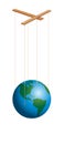 Earth Marionette String Puppet Planet Control Bar
