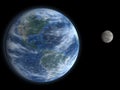 Earth and Moon