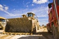 Earth Mover and Explosives truck at a Cement Plant England Royalty Free Stock Photo