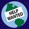 Earth Needs Help Royalty Free Stock Photo