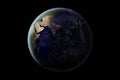 Earth at the night Royalty Free Stock Photo