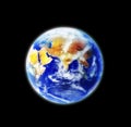 The Earth, our home planet, view from space Royalty Free Stock Photo