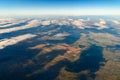 Earth Photo From 10.000m Above Ground Royalty Free Stock Photo