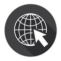 Earth Planet Globe Arrow Computer Icon Search