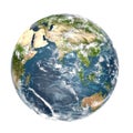 Earth planet high resolution 3D rendering Royalty Free Stock Photo