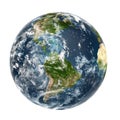 Earth planet high resolution 3D rendering Royalty Free Stock Photo
