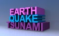 Earth quake tsunami Royalty Free Stock Photo