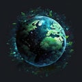 EarthÃÂ´s Day. Eco friendly concept. World environment day background. Save the earth. Generative AI