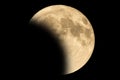 Lunar eclipse - Full Moon Luna Royalty Free Stock Photo