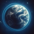 Earth from Space. Best Internet Concept of global business from concepts series. Royalty Free Stock Photo