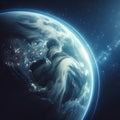 Earth from Space. Best Internet Concept of global business from concepts series. Royalty Free Stock Photo