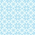 Snowflake XÃ¢â¬â¢mas Knitting Repeating Pattern