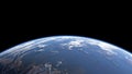 Earth view from space or spacestation