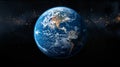 Earth Viewed From Space Royalty Free Stock Photo